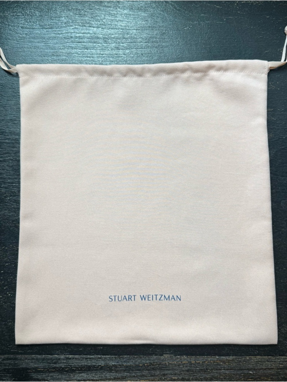 Brand New STUART WEITZMAN pale pink dust bag 14 x 15.5in.